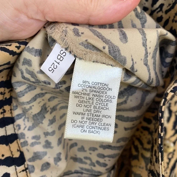 Susan Bristol Petite Cheetah Print Safari Jacket - Picture 4 of 6